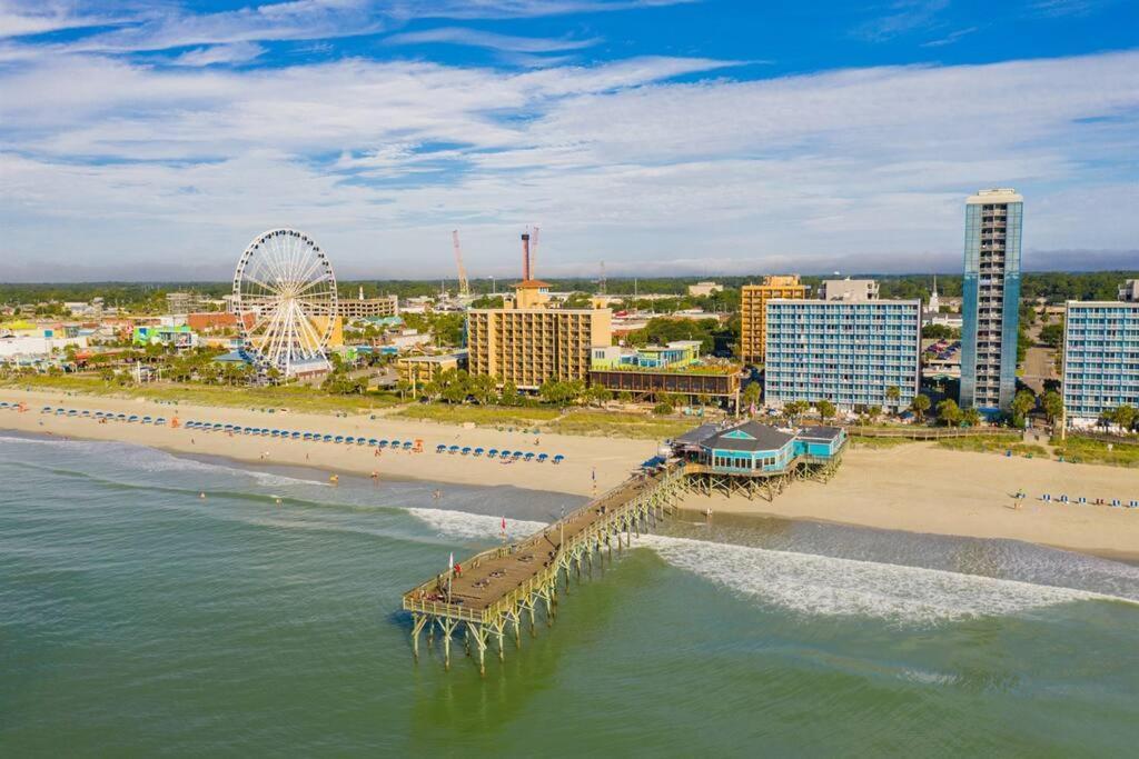 *2Br Oceanfront Retreat*King Ensuite*Pool*Nmb Cherry Grove*Pc4 Myrtle Beach Exterior foto