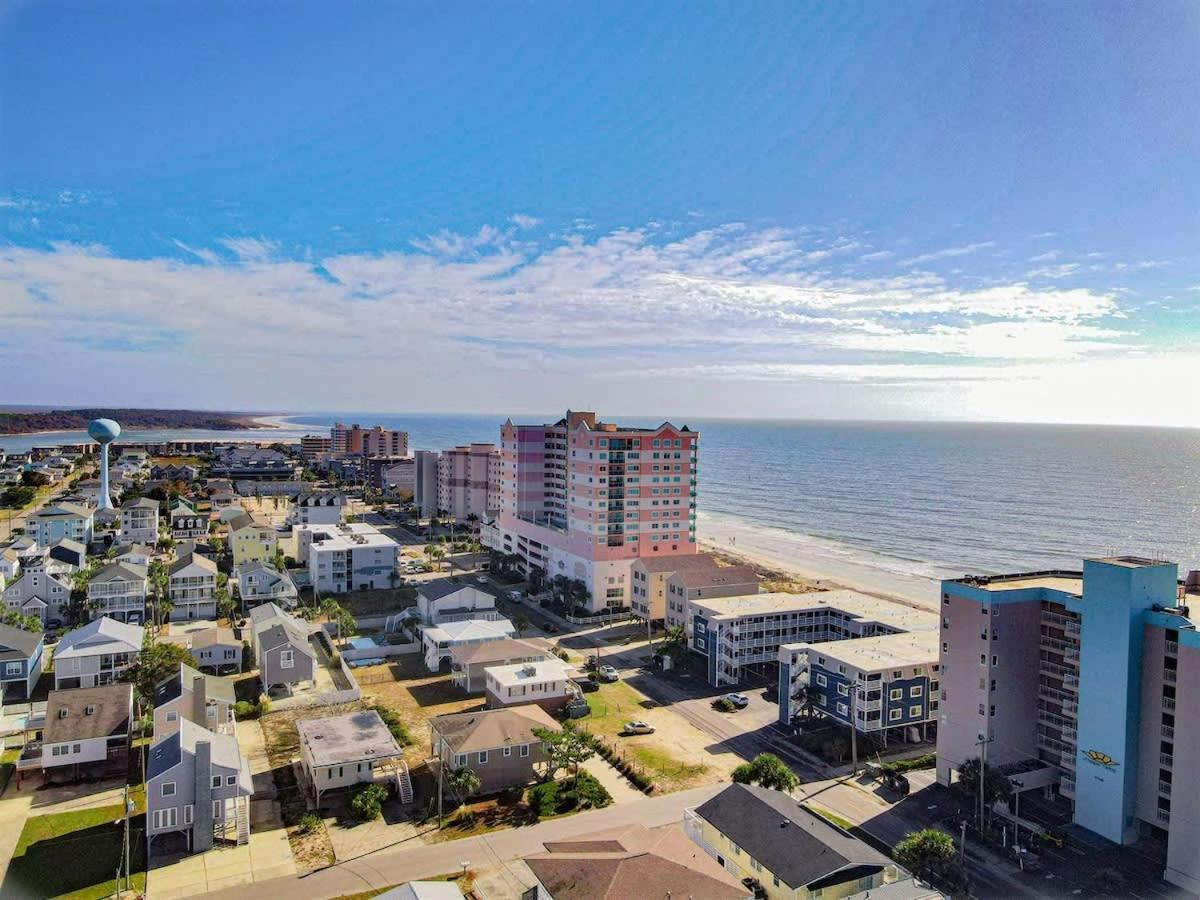 *2Br Oceanfront Retreat*King Ensuite*Pool*Nmb Cherry Grove*Pc4 Myrtle Beach Exterior foto